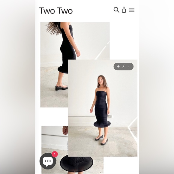 bad binch tong tong - GATHERED MERMAID HOOP DRESS - Picture 3 of 4